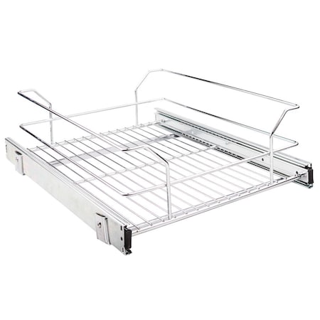 Hardware Resources 15" Metal Pullout Basket MBPO18-R